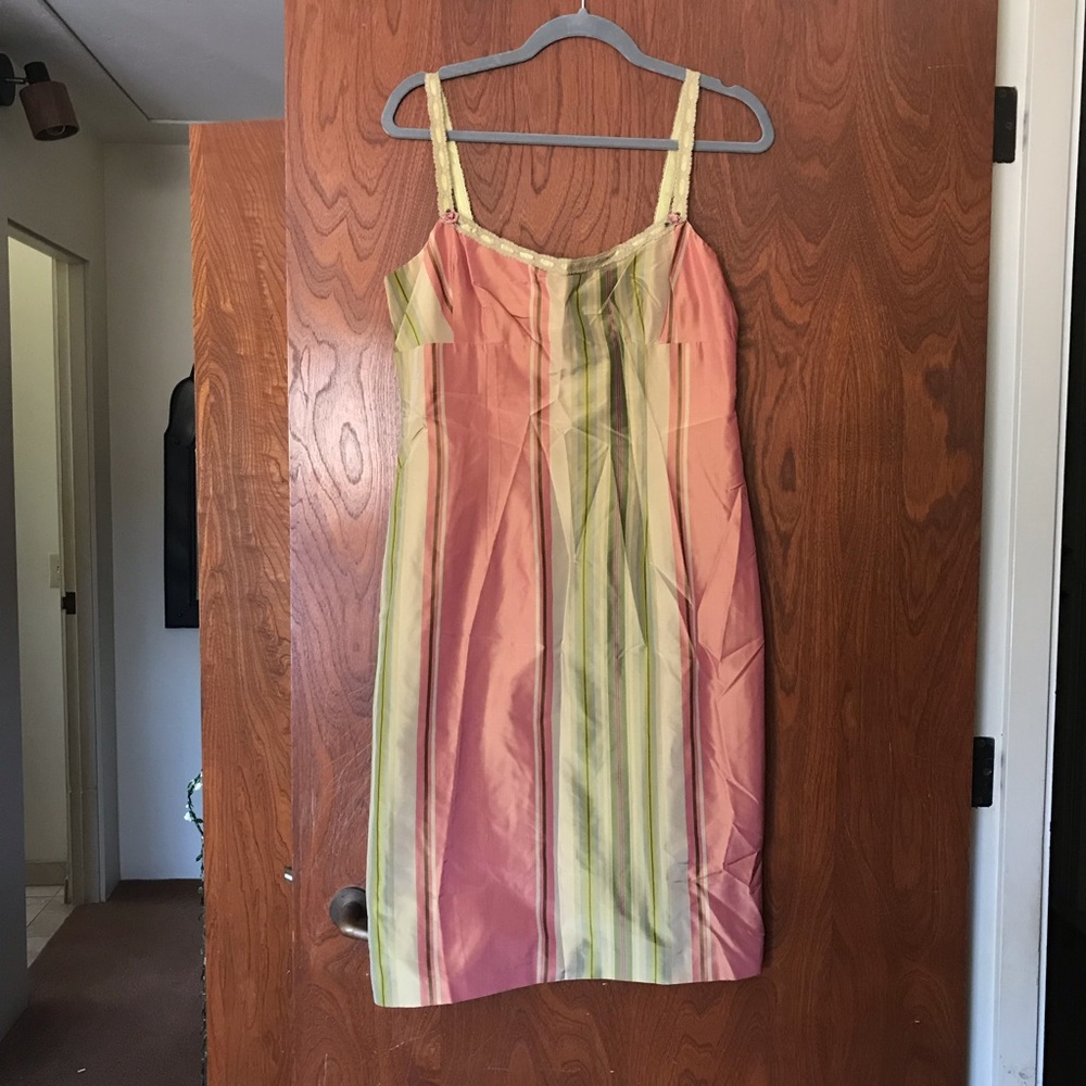 Nanette Lepore striped cocktail dress